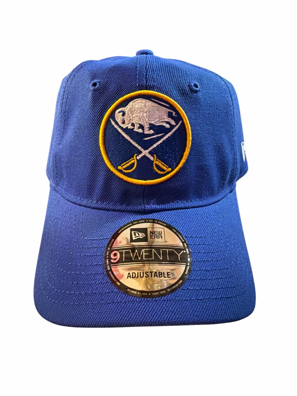 New Era Buffalo Sabres 9TWENTY Adjustable Hat Royal Blue NHL New